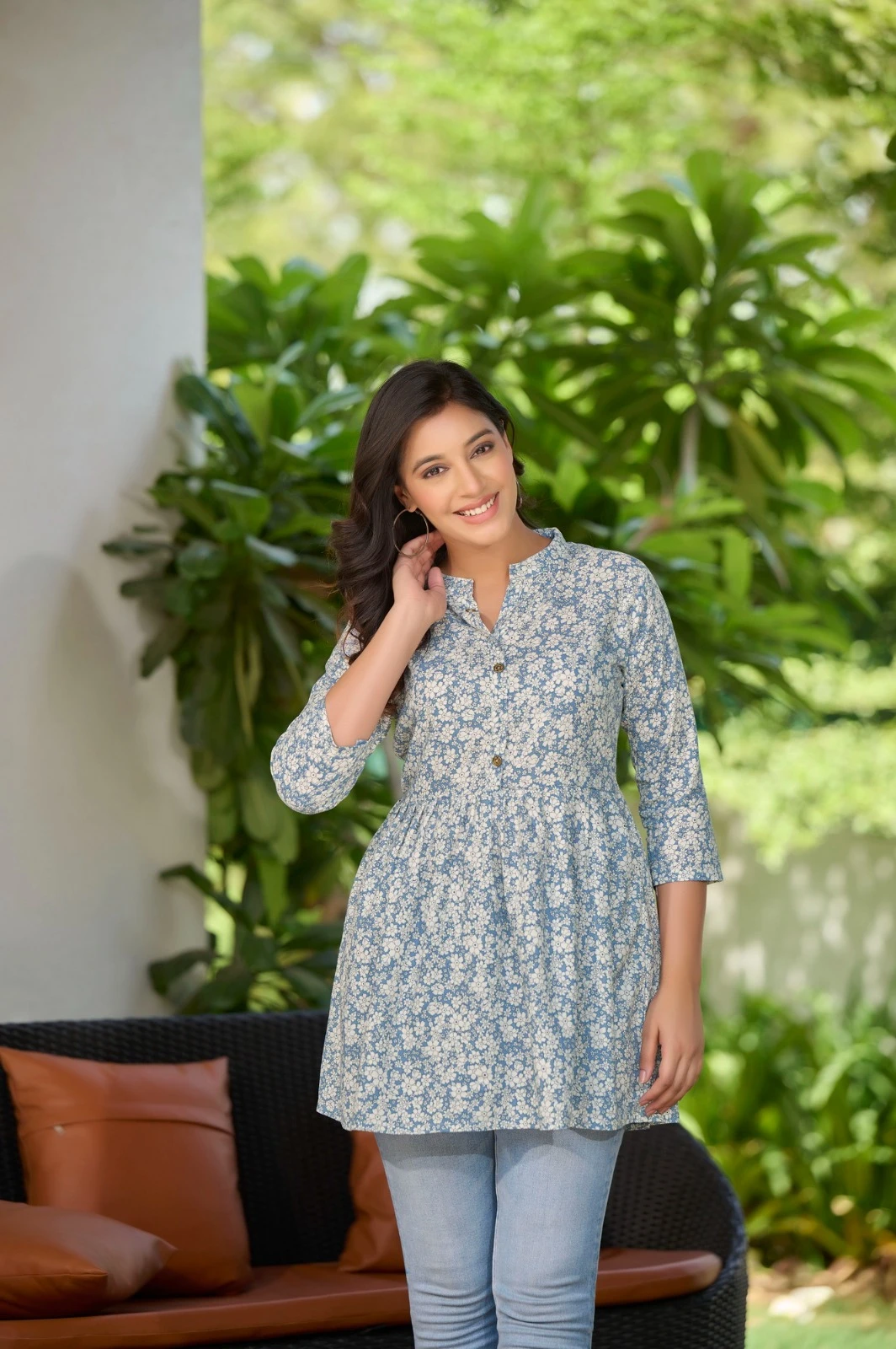 Rangmaya Candy Vol 7 Fancy Wholesale Short Tops Catalog — Wholesale Kurtis, Rangmaya wholesale from Surat — view 7